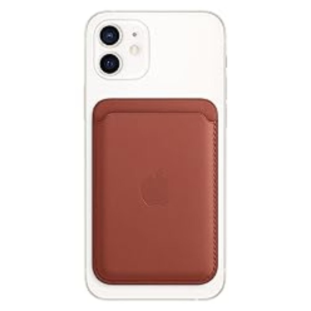 Apple Leather Wallet with MagSafe (for iPhone) - Saddle Brown